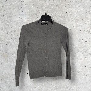 New York and Company Cardigan Grey EUC